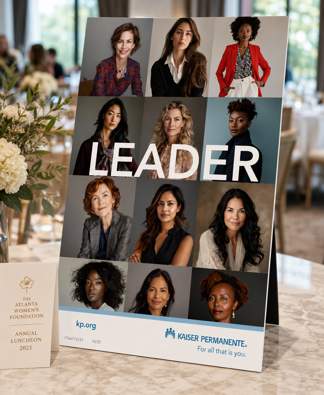 Atlanta Women's Foundation Luncheon collateral