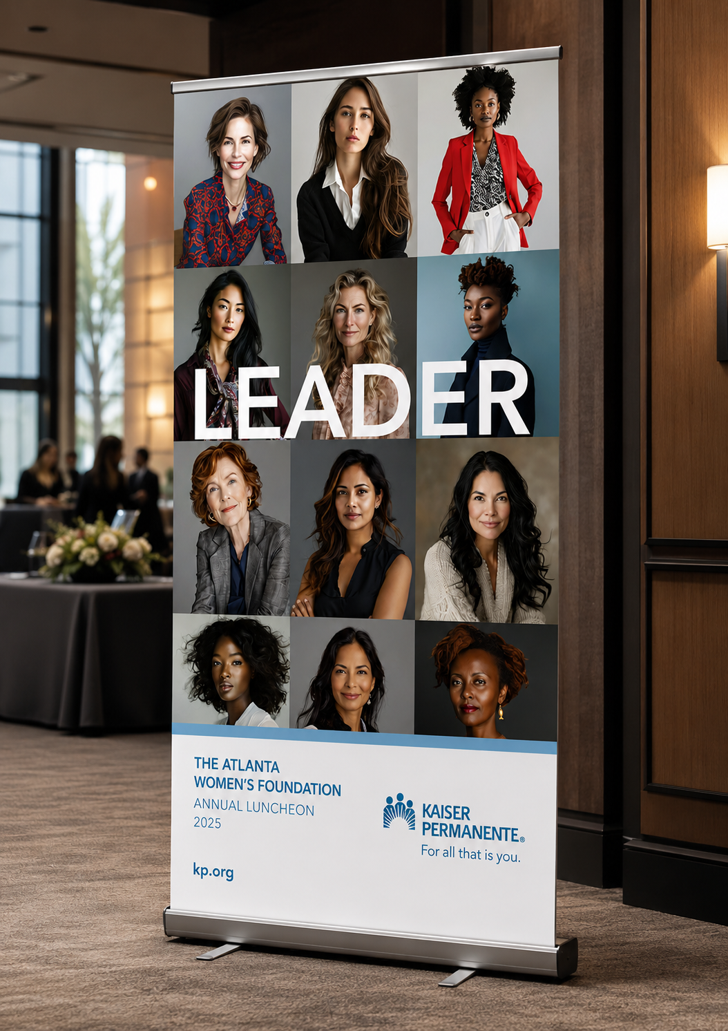 Atlanta Women's Foundation Luncheon collateral